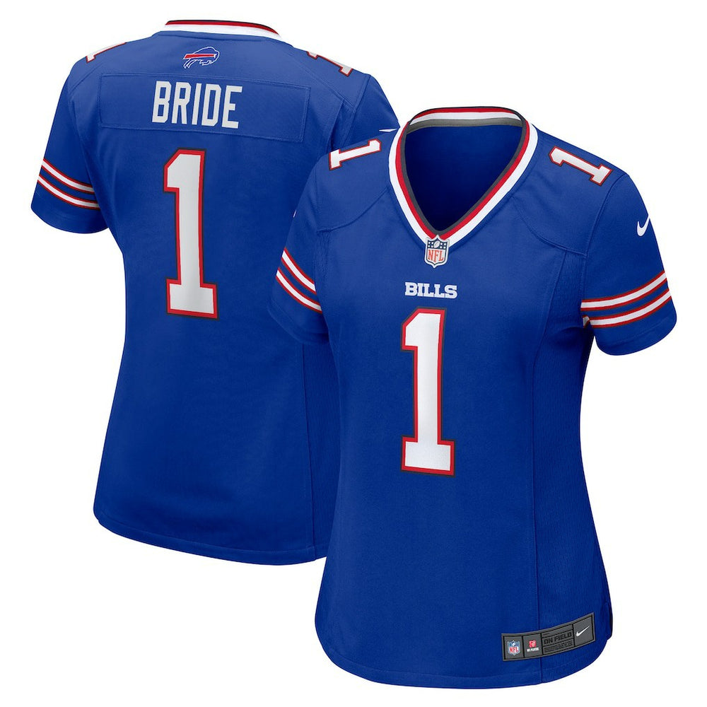 NFL Buffalo Bills Number 1 Bride Women's Game Jersey