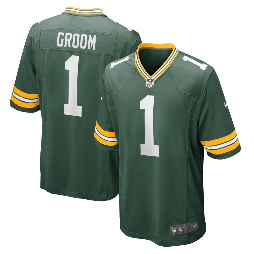 NFL Green Bay Packers Number 1 Groom Game Jersey