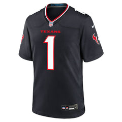 NFL Houston Texans Number 1 Groom Game Jersey