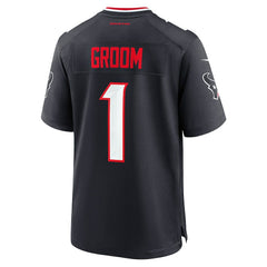 NFL Houston Texans Number 1 Groom Game Jersey