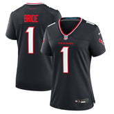 NFL Houston Texans Number 1 Bride Women's Game Jersey