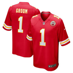 NFL Kansas City Chiefs Number 1 Groom Game Jersey