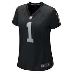 NFL Las Vegas Raiders Number 1 Bride Women's Game Jersey