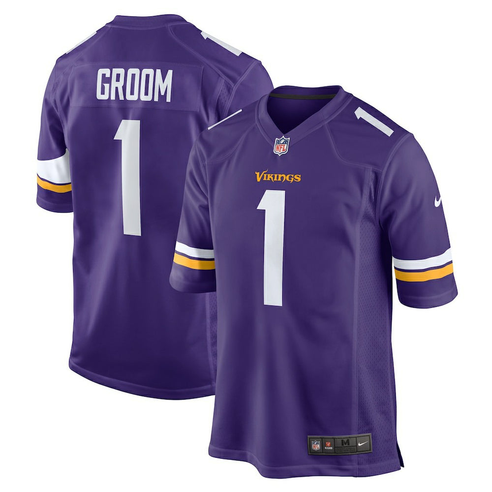 NFL Minnesota Vikings Number 1 Groom Game Jersey