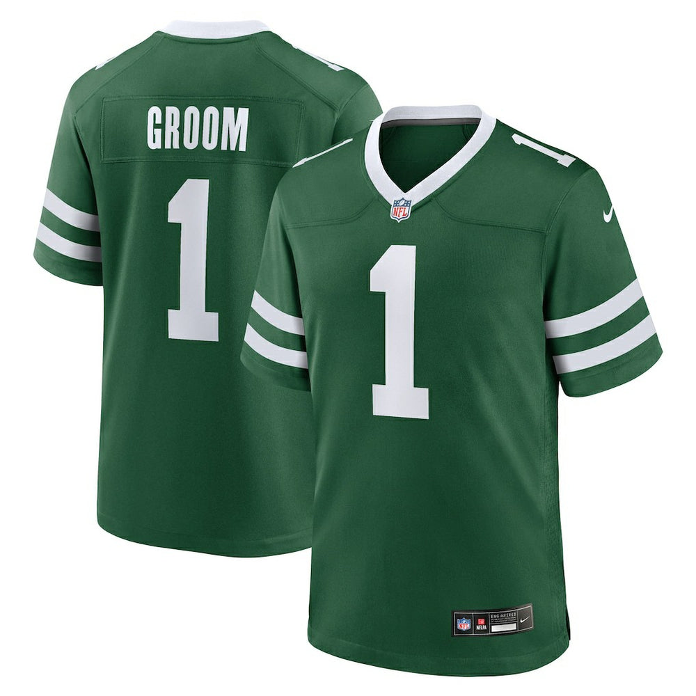 NFL New York Jets Number 1 Groom Game Jersey