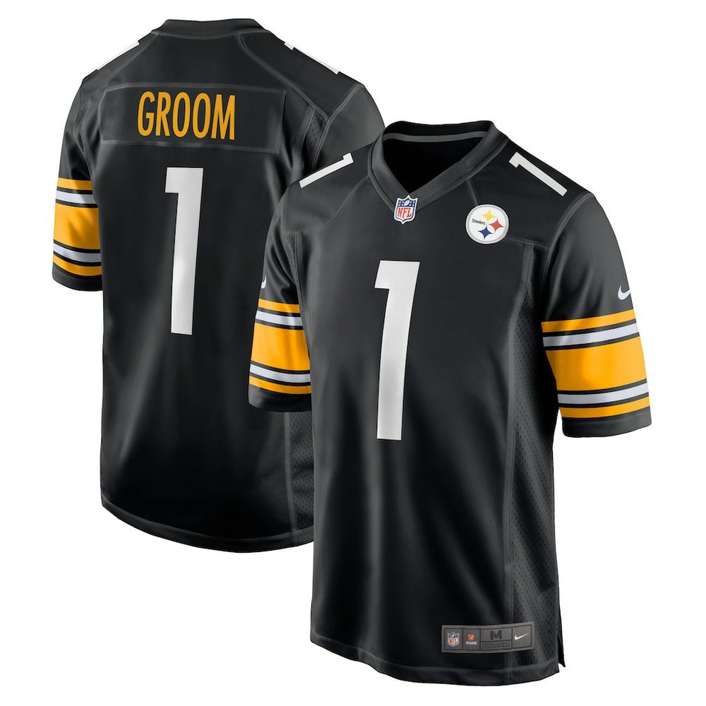 NFL Pittsburgh Steelers Number 1 Groom Game Jersey