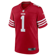 NFL San Francisco 49ers Number 1 Groom Game Jersey
