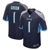 NFL Tennessee Titans Number 1 Groom Game Jersey