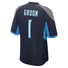 NFL Tennessee Titans Number 1 Groom Game Jersey