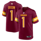 NFL Washington Commanders Number 1 Groom Game Jersey