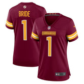 NFL Washington Commanders Number 1 Bride Women's Game Jersey