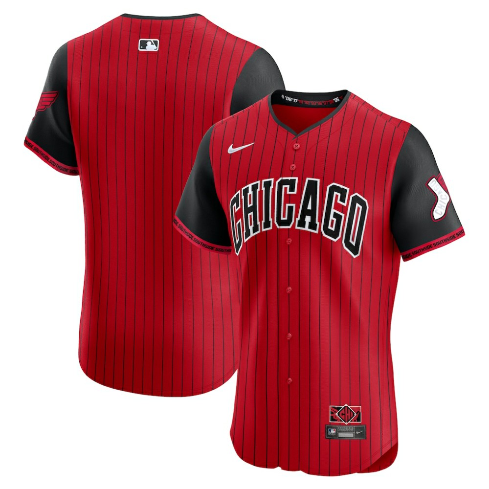 Chicago White Sox 2025 City Connect Elite Jersey - Red/Black | Nike
