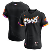 San Francisco Giants 2025 City Connect Elite Jersey - Anthracite | Nike