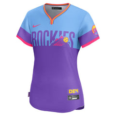 Colorado Rockies Women's 2025 City Connect Limited Jersey - Purple/Light Blue | Nike