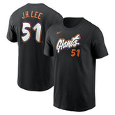 Jung Hoo Lee San Francisco Giants 2025 City Connect Fuse Name & Number T-Shirt - Anthracite | Nike