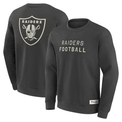 NFL Las Vegas Raiders Elements Future Ground Lettering Pullover Sweatshirt