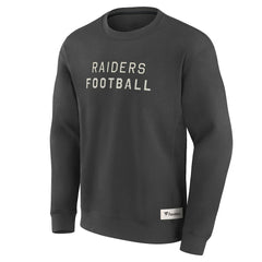 NFL Las Vegas Raiders Elements Future Ground Lettering Pullover Sweatshirt