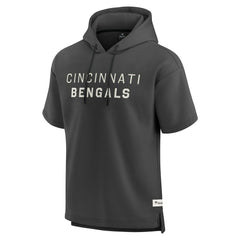 NFL Cincinnati Bengals Elements Future Ground Lettering Short Sleeve Pullover Hoodie
