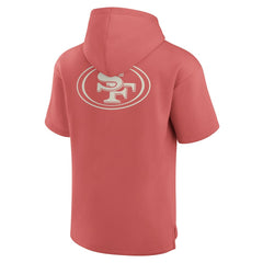 NFL San Francisco 49ers Elements Future Ground Lettering Short Sleeve Pullover Hoodie