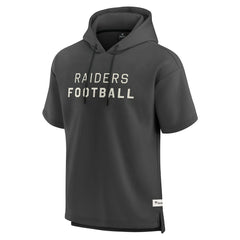 NFL Las Vegas Raiders Elements Future Ground Lettering Short Sleeve Pullover Hoodie