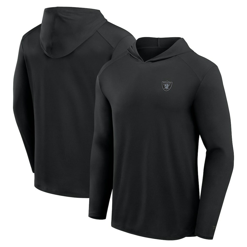 NFL Las Vegas Raiders Front Office Power Mono Long Sleeve Hoodie T-Shirt