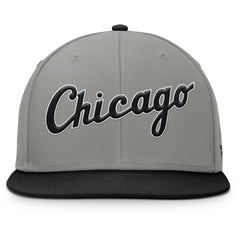Chicago White Sox Clubhouse Dugout Fitted Hat - Gray/Black