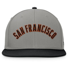 San Francisco Giants Clubhouse Dugout Fitted Hat - Gray/Black