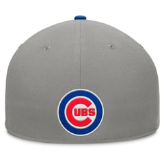 Chicago Cubs Clubhouse Dugout Fitted Hat - Gray/Royal