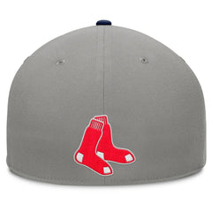 Boston Red Sox Clubhouse Dugout Fitted Hat - Gray/Navy