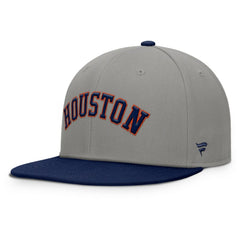 Houston Astros Clubhouse Dugout Fitted Hat - Gray/Navy