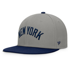 New York Yankees Clubhouse Dugout Fitted Hat - Gray/Navy