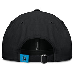 Miami Marlins Women's Fly Out Adjustable Hat - Black