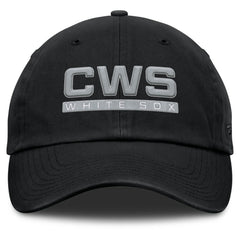 Chicago White Sox Women's Fly Out Adjustable Hat - Black