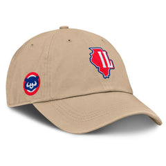 Chicago Cubs Women's Cooperstown Collection Adjustable Hat - Tan