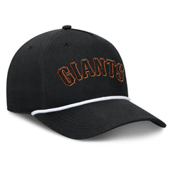 San Francisco Giants Clubhouse Foul Ball A-Frame Adjustable Hat - Black