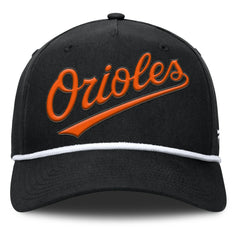 Baltimore Orioles Clubhouse Foul Ball A-Frame Adjustable Hat - Black
