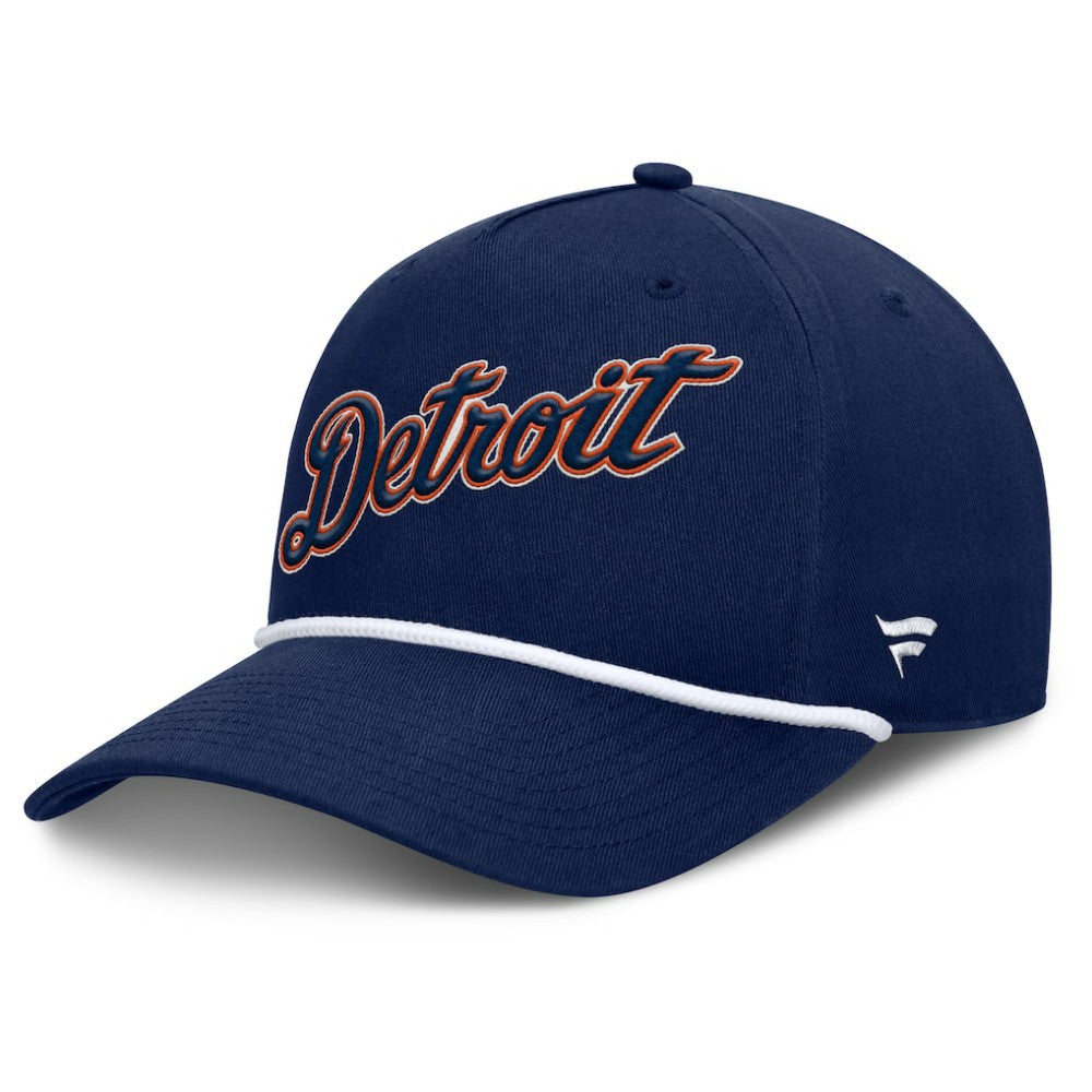 Detroit Tigers Clubhouse Foul Ball A-Frame Adjustable Hat - Navy