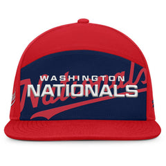 Washington Nationals Clubhouse Splitter Snapback Hat - Red/Navy
