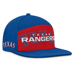Texas Rangers Clubhouse Splitter Snapback Hat - Royal/Red