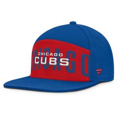 Chicago Cubs Clubhouse Splitter Snapback Hat - Royal/Red