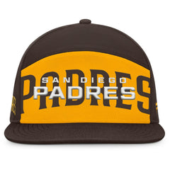 San Diego Padres Clubhouse Splitter Snapback Hat - Brown/Gold