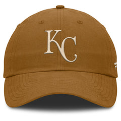 Kansas City Royals Act Natural Chopper Adjustable Hat - Brown