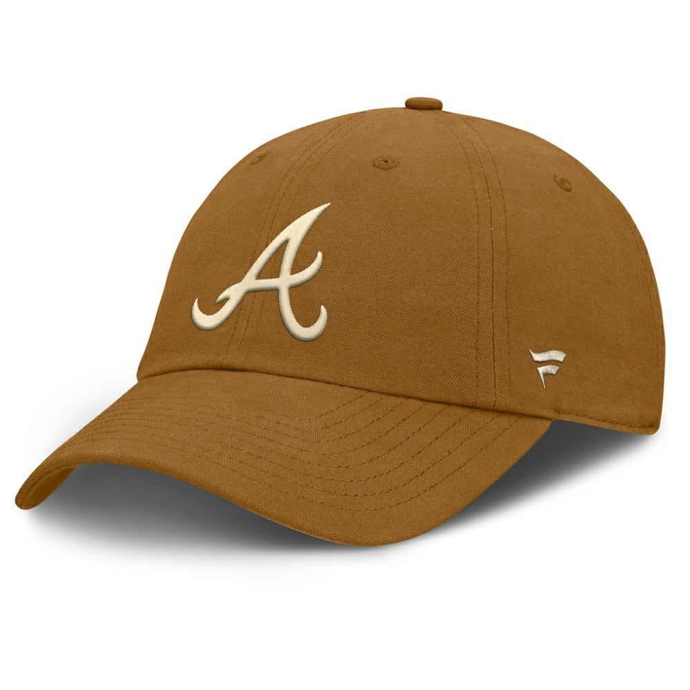 Atlanta Braves Act Natural Chopper Adjustable Hat - Brown