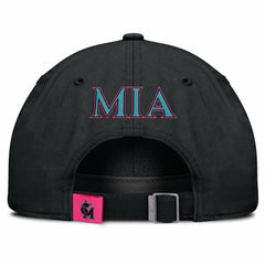 Miami Marlins Unisex 2025 City Connect Club Adjustable Hat - Black | Nike