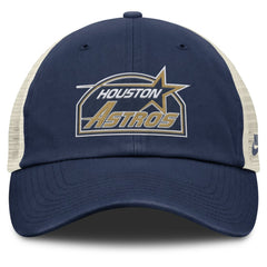 Houston Astros Cooperstown Collection Club Trucker Adjustable Hat - Navy/Natural | Nike