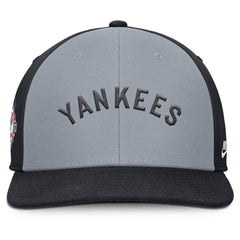New York Yankees Pro Performance Snapback Hat - Gray/Navy | Nike