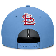 St. Louis Cardinals Pro Performance Snapback Hat - Gray/Light Blue | Nike