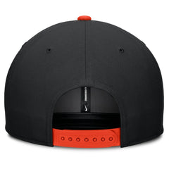 San Francisco Giants Pro Performance Snapback Hat - Black/Orange | Nike