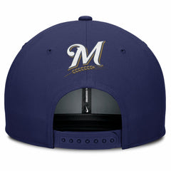 Milwaukee Brewers Pro Performance Snapback Hat - Gray/Navy | Nike