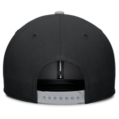 Chicago White Sox Pro Performance Snapback Hat - Black/Gray | Nike